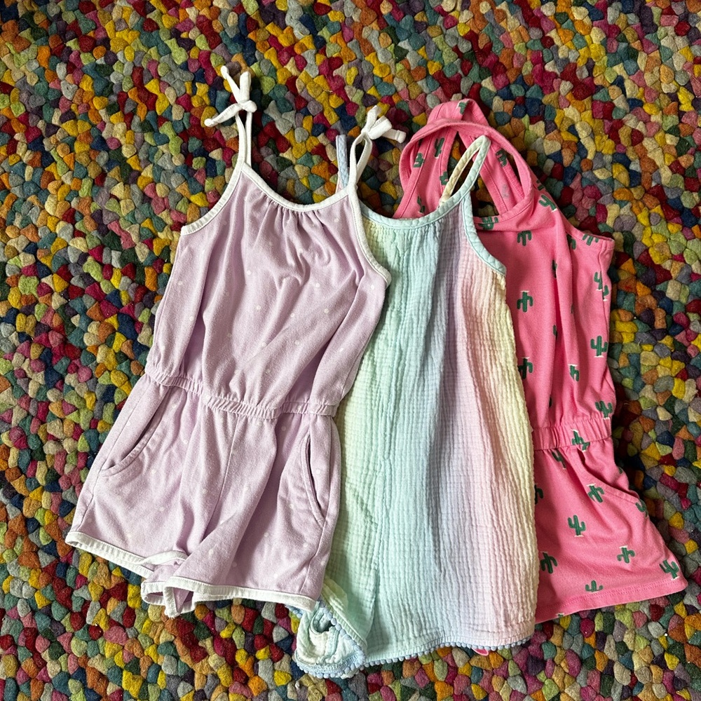 Girls Cat & Jack Romper Set size 4/5